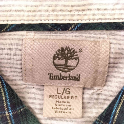 ティンバーランド Timberland REGULAR FIT チェック柄 シャツ メンズ import:L
