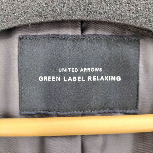 グリーンレーベルリラクシング GREEN LABEL RELAXING W/N ノーラペル コート レディース