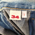 ブルーブルー BLUE BLUE 日本製 TALONジップ セルビッチ デニムパンツ メンズ 34