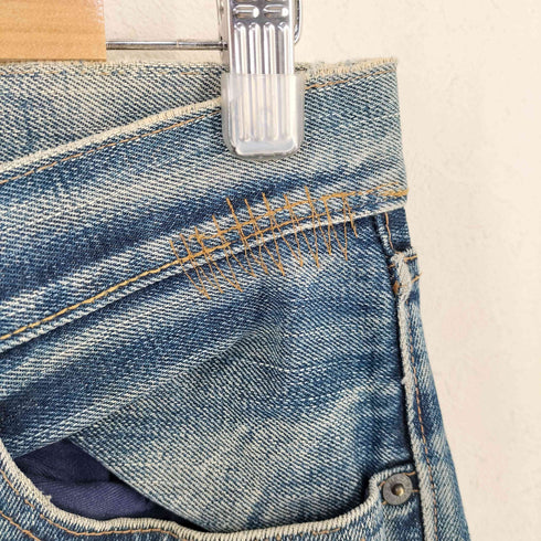 ブルーブルー BLUE BLUE 日本製 TALONジップ セルビッチ デニム パンツ メンズ 34