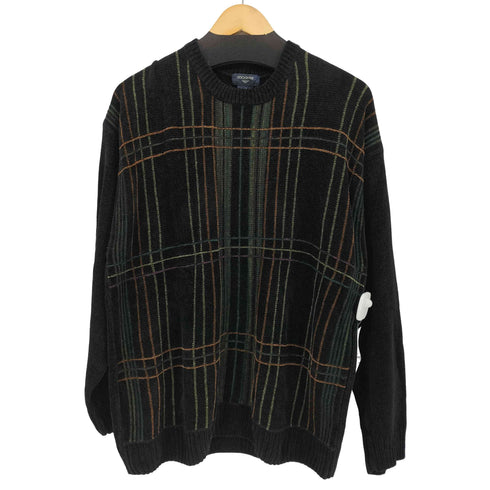 ドッカーズ DOCKERS 00S レーヨン混 柄 クルーネック ニット メンズ import:L