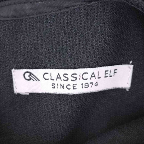 クラシカルエルフ CLASSICAL ELF コーデュロイ ワイドシルエット クルーネック 無地 オーバーオール レディース M