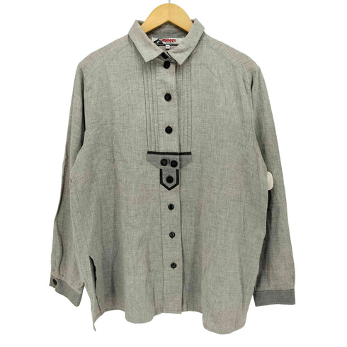 ALPHORN コットン チロリアン L/S シャツ メンズ FR:40