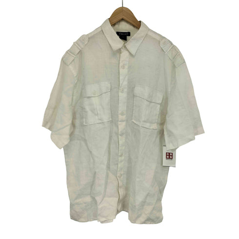 trust 両ポケット ボックスシルエット リネンシャツ メンズ import:XL