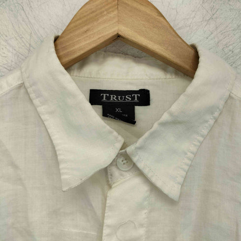 trust 両ポケット ボックスシルエット リネンシャツ メンズ import:XL