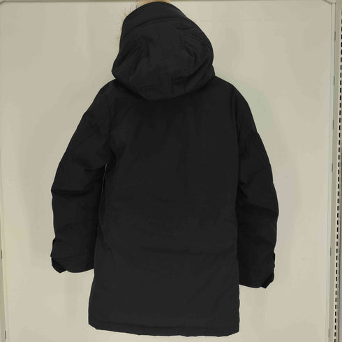 ブラックレーベルクレストブリッジ BLACK LABEL CRESTBRIDGE 裏地チェック ジップアップ タヌキ ファー付き ダウン ジャケット メンズ LL