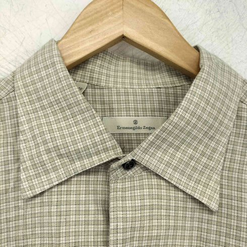エルメネジルドゼニア Ermenegildo Zegna チェックシャツ メンズ JPN:L 46/18