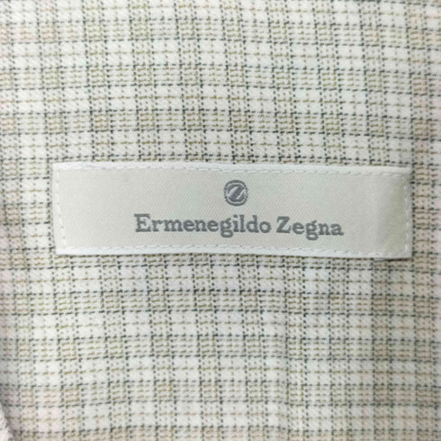 エルメネジルドゼニア Ermenegildo Zegna チェックシャツ メンズ JPN:L 46/18