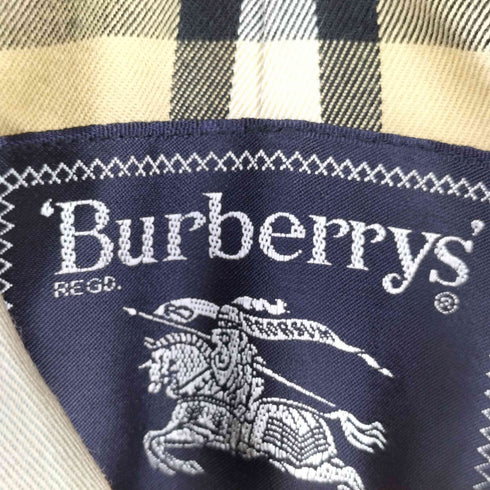 バーバリーズ BURBERRYS 裏地ノバチェック ステンカラーコート メンズ