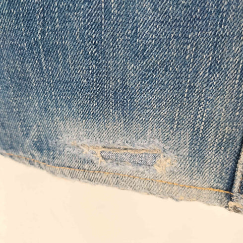 ブルーブルー BLUE BLUE 日本製 TALONジップ セルビッチ デニムパンツ メンズ 34