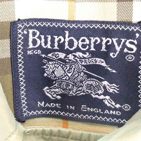 バーバリーズ BURBERRYS 裏地ノバチェック 玉虫色 ステンカラーコート メンズ