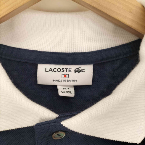 ラコステ LACOSTE ロゴワッペン カスタム ポロ シャツ メンズ JPN:XXL