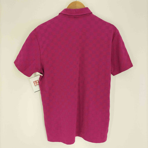 バーバリーブラックレーベル BURBERRY BLACK LABEL ホース 刺繍 ブロック チェック S/S ポロ シャツ メンズ JPN:3