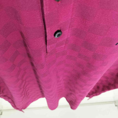 バーバリーブラックレーベル BURBERRY BLACK LABEL ホース 刺繍 ブロック チェック S/S ポロ シャツ メンズ JPN:3