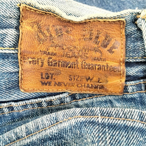 ブルーブルー BLUE BLUE 日本製 TALONジップ セルビッチ デニムパンツ メンズ 34