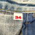 ブルーブルー BLUE BLUE 日本製 TALONジップ セルビッチ デニムパンツ メンズ 34