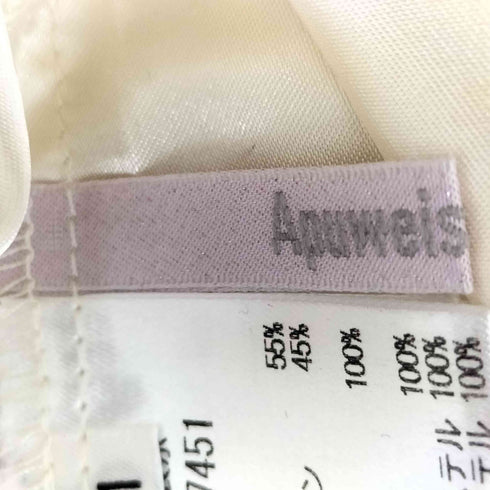 アプワイザーリッシェ Apuweiser riche 7分袖 レースワンピース レディース JPN:1