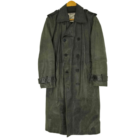 キャサリンハムネットロンドン KATHARINE HAMNETT LONDON レザーダブルブレストコート メンズ import:M