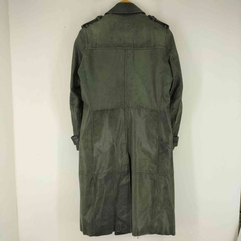 キャサリンハムネットロンドン KATHARINE HAMNETT LONDON レザーダブルブレストコート メンズ import:M