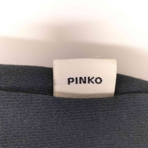 ピンコ PINKO スパンコール スタッズ キャラクタープリントスウェットプルオーバー レディース
