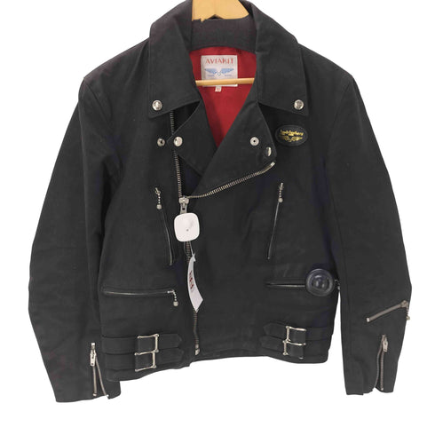 ルイスレザーズ Lewis Leathers 英国製 AVIAKIT LIGHTNING ライトニング コットン ダブル ライダース ジャケット メンズ UK:34