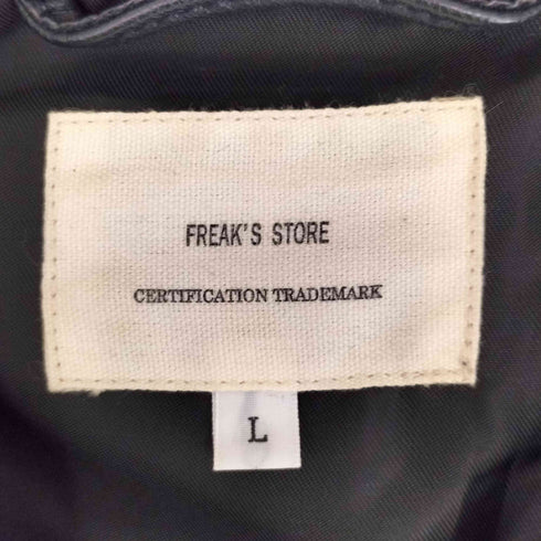 フリークスストア FREAKS STORE シングルライダースジャケット メンズ JPN:L