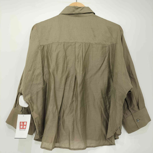 グリーンレーベルリラクシング GREEN LABEL RELAXING 25SS エアリー シアー シャツ シルク混 レディース FREE