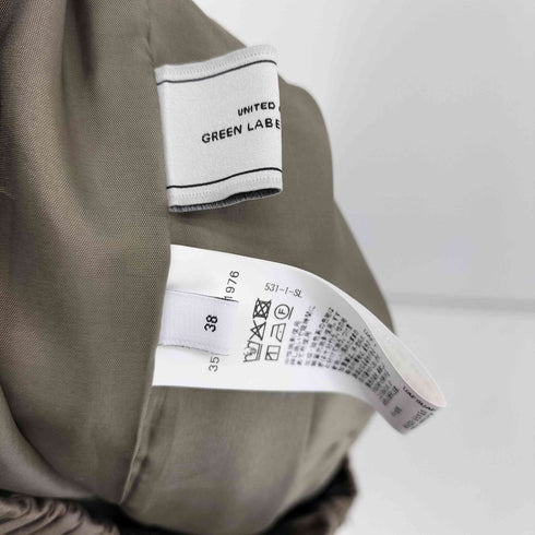 グリーンレーベルリラクシング GREEN LABEL RELAXING 25SS エアリー シアー パンツ シルク混 レディース JPN:38