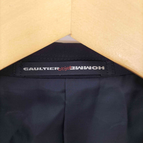 ジャンポールゴルチエオム Jean Paul GAULTIER HOMME 90-00S archives ウール ミックスファブリック 背抜き 3B テーラード ジャケット メンズ 46