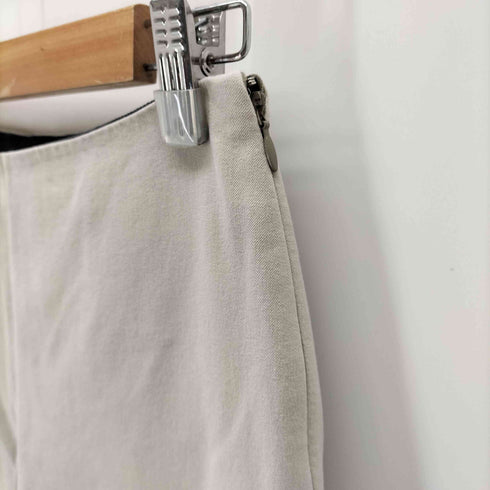 ジルサンダーネイビー JIL SANDER NAVY イタリア製 サイドジップ ノータックテーパードパンツ レディース JPN:36
