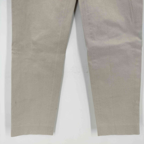 ジルサンダーネイビー JIL SANDER NAVY イタリア製 サイドジップ ノータックテーパードパンツ レディース JPN:36