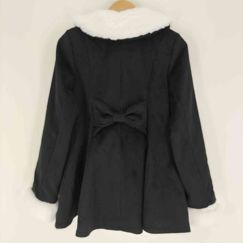 しまむら モエニャ ハートボタンフリルコート レディース JPN:L