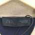 ザラ ZARA コントラストダブルレイヤーポロニットカーディガン レディース import:S