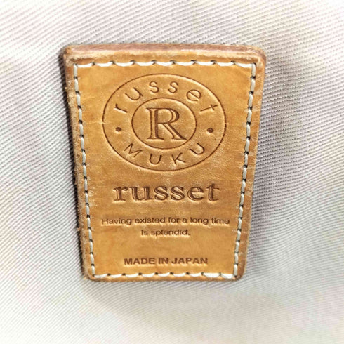ラシット russet 総柄 切り替え PVC トート バッグ レディース