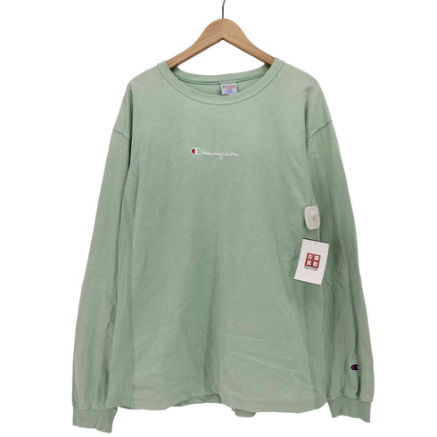 チャンピオン Champion 刺繍タグ 復刻 REVERSE WEAVE L/S リバースウィーブ クルーネック Tシャツ メンズ import:L