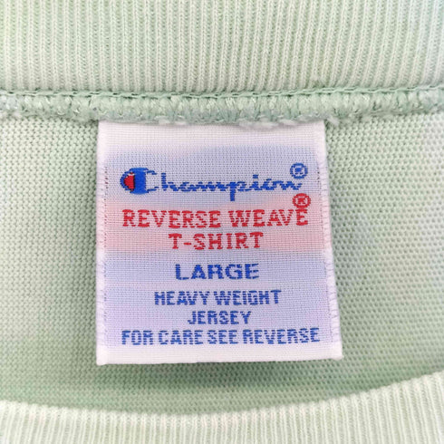 チャンピオン Champion 刺繍タグ 復刻 REVERSE WEAVE L/S リバースウィーブ クルーネック Tシャツ メンズ import:L