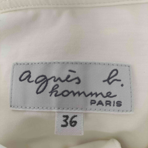 アニエスベーオム Agnes b.homme トカゲししゅう シャツ レディース 36