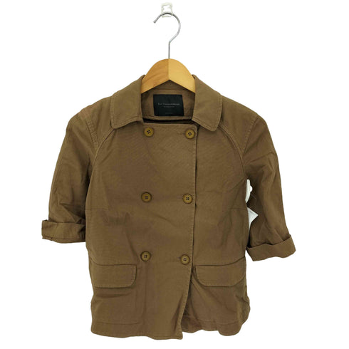 Le Verseaunoir イタリア製 ダブルブレスト 半袖 ジャケット レディース 36