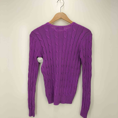 ポロラルフローレン POLO RALPH LAUREN ポニー刺しゅう コットン ケーブルニット レディース JPN:S