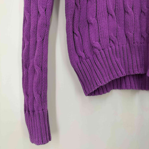 ポロラルフローレン POLO RALPH LAUREN ポニー刺しゅう コットン ケーブルニット レディース JPN:S