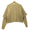 ウィルフリー willfully layered cable mock neck knit レイヤード ケーブル モックネック ニット レディース FREE