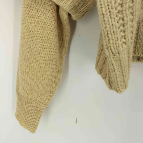 ウィルフリー willfully layered cable mock neck knit レイヤード ケーブル モックネック ニット レディース FREE