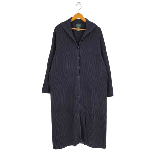 ローレンラルフローレン LAUREN RALPH LAUREN 90S セーラーカラー コットンニット ロングカーディガン レディース 1X