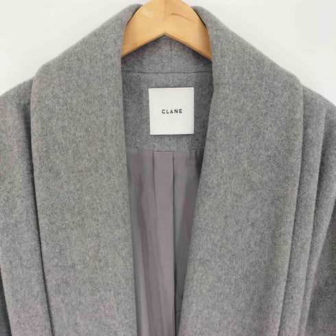 クラネ CLANE カシミヤ混 スーパーボリューム ロング コート メンズ JPN:1