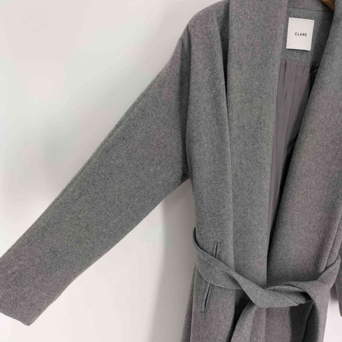 クラネ CLANE カシミヤ混 スーパーボリューム ロング コート レディース JPN:1