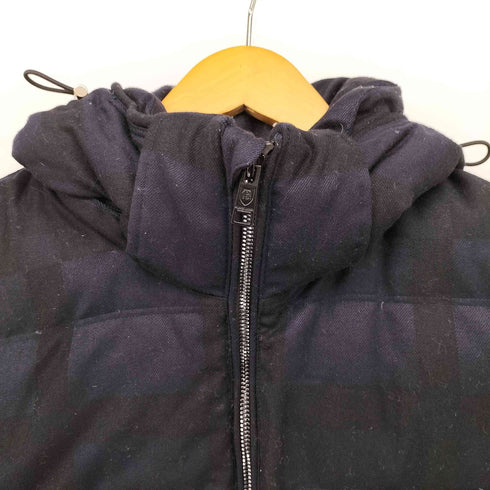ブラックレーベルクレストブリッジ BLACK LABEL CRESTBRIDGE チェック 柄 ダウン ジャケット メンズ JPN:M
