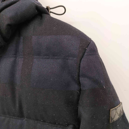 ブラックレーベルクレストブリッジ BLACK LABEL CRESTBRIDGE チェック 柄 ダウン ジャケット メンズ JPN:M