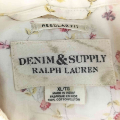 デニムアンドサプライ ラルフローレン DENIM & SUPPLY RALPH LAUREN 花柄 L/Sウエスタンシャツ メンズ JPN:XL