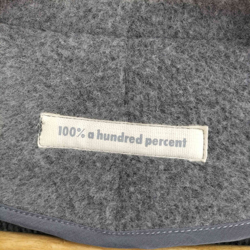 100% a hundred percent ウール混 ロングコート レディース