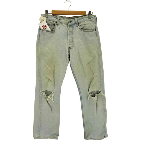 リーバイス Levis 90s カナダ製 ボタン裏216 501 ボタンフライデニム メンズ W32L34